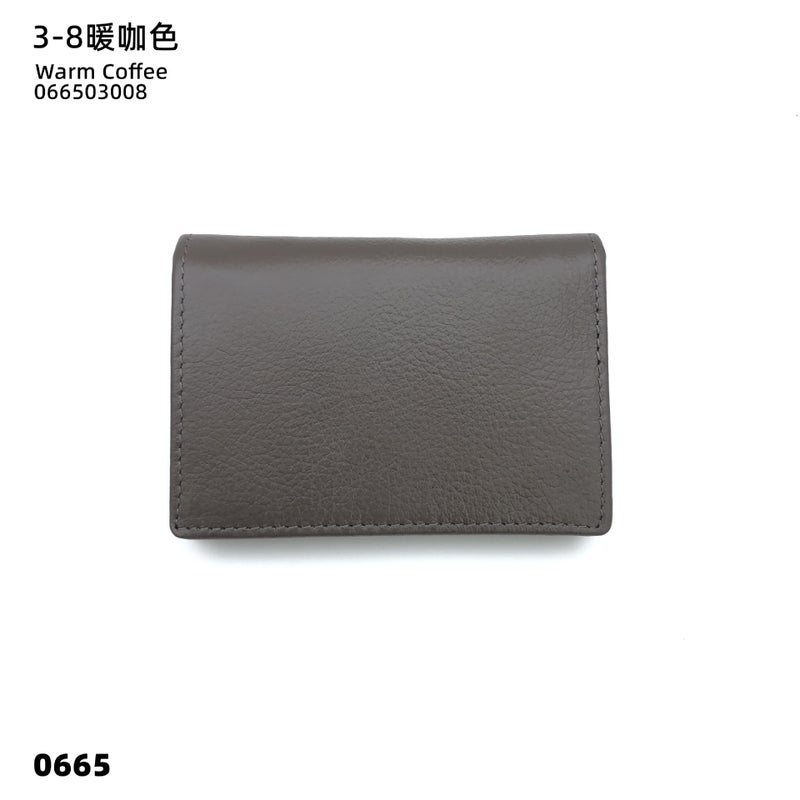 Top Layer Cowhide Business Card Bag Men'S And Women'S Genuine Leather Card Case Business Card Case Soft Leather Coin Purse Can Be Pressed Logo - Image 1